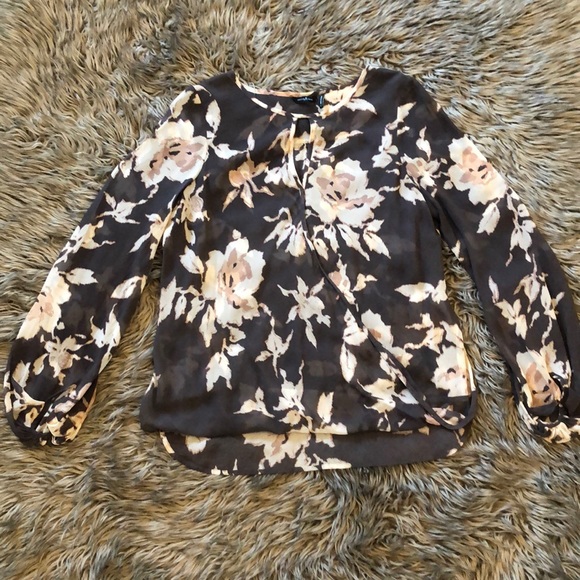 Marciano Tops - Marciano 100% Silk Surplice Blouse